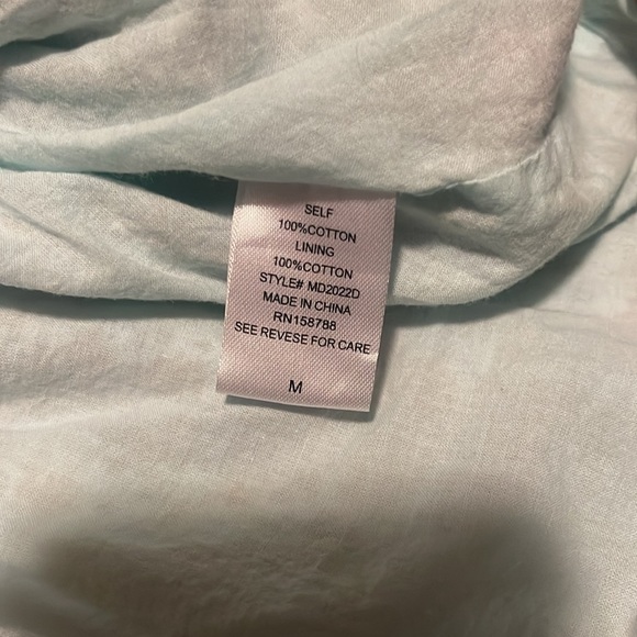 Mable Squareneck Puff Sleeve Floral Mini Dress  Medium - Picture 6 of 9